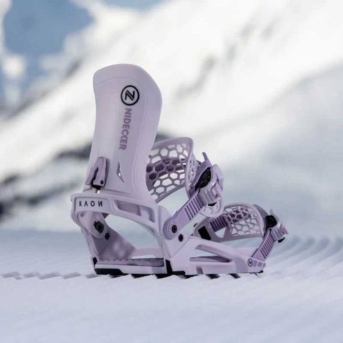 Wiązania snowboardowe unisex Nidecker 2025 Kaon Lavender, rozmiar L