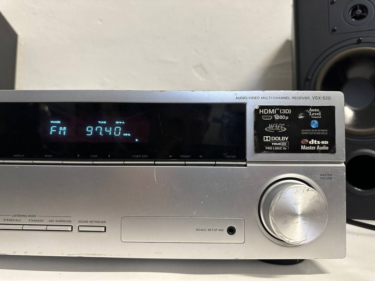 5.1 AV Amplituner PIONEER VSX-520s, 5* 130 Вт, HDMI, 3D