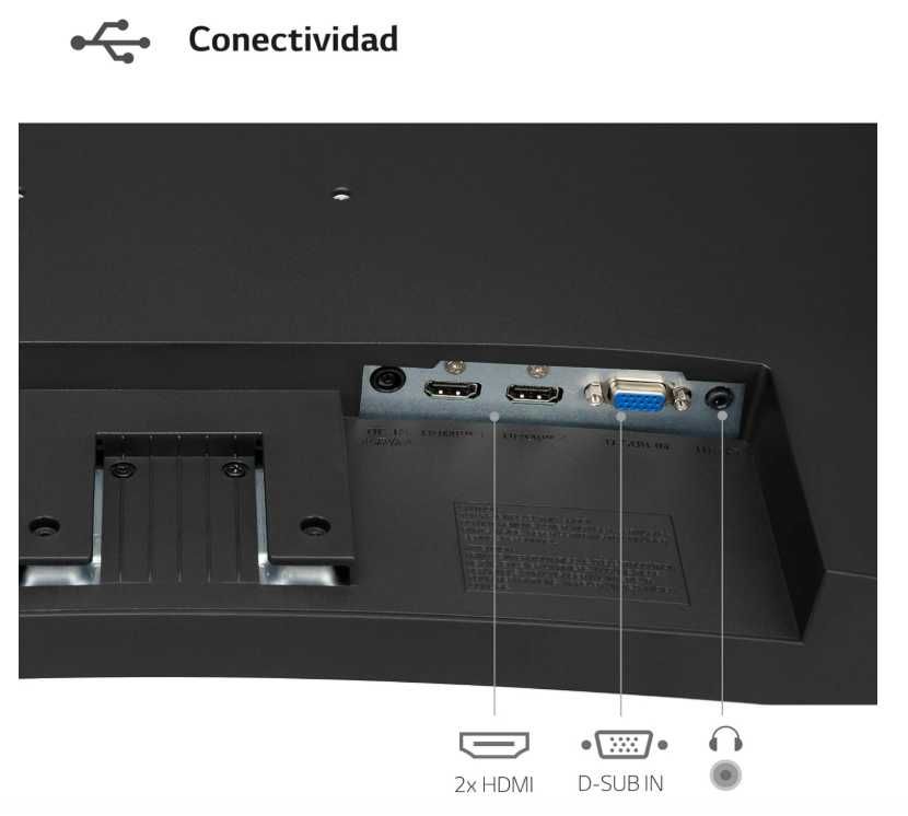 LG 32MR50C-B 32" 100 Hz curved FHD monitor / monitor curvo