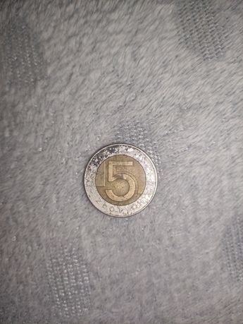 Монета 5 злотих1994