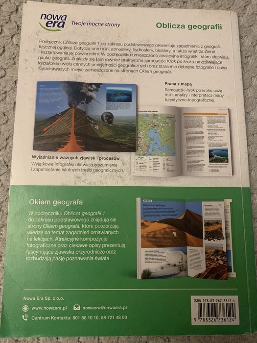 Oblicza geografii 1. Zakres podstawowy, podręcznik.