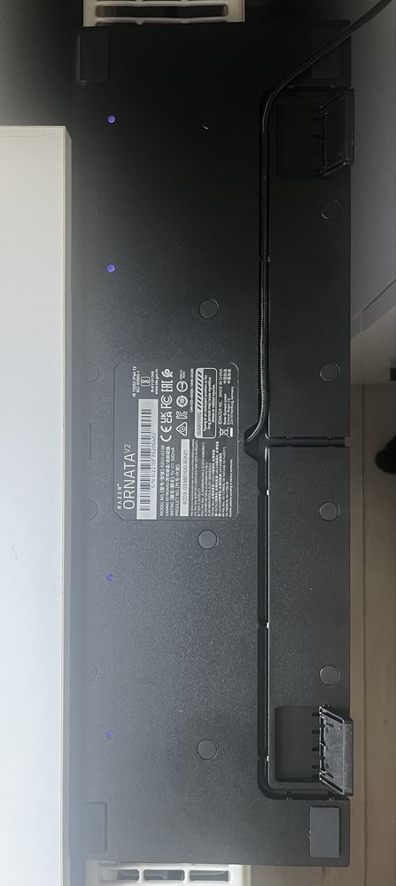 Klawiatura Razer ornata v2 + podpórek pod nadgarstki