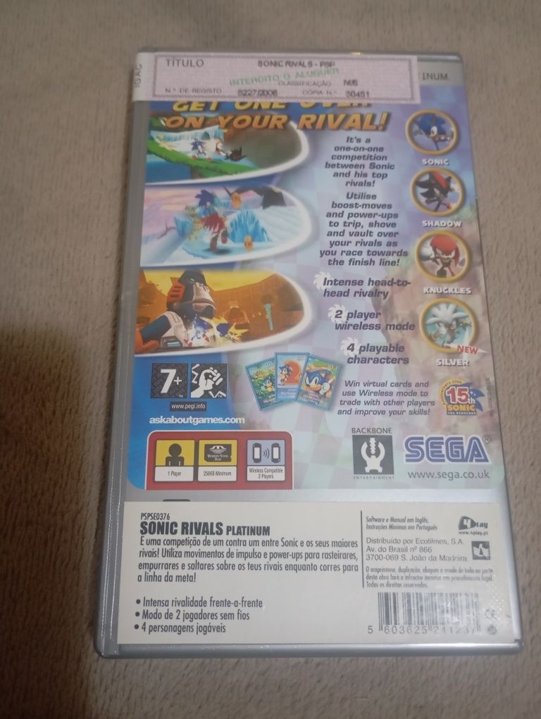 Sonic Rivals PSP