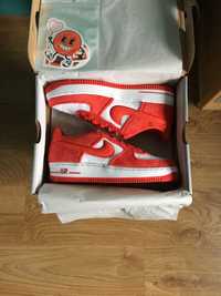 Nike Air Force 1 Valentine’s Day Red White