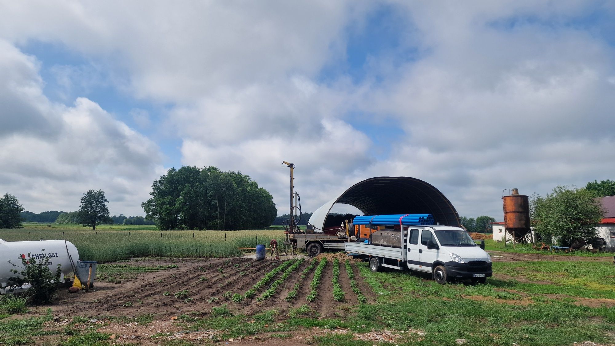 Wiercenie studni. Studnie głebinowe Odwierty pod pompe ciepła
