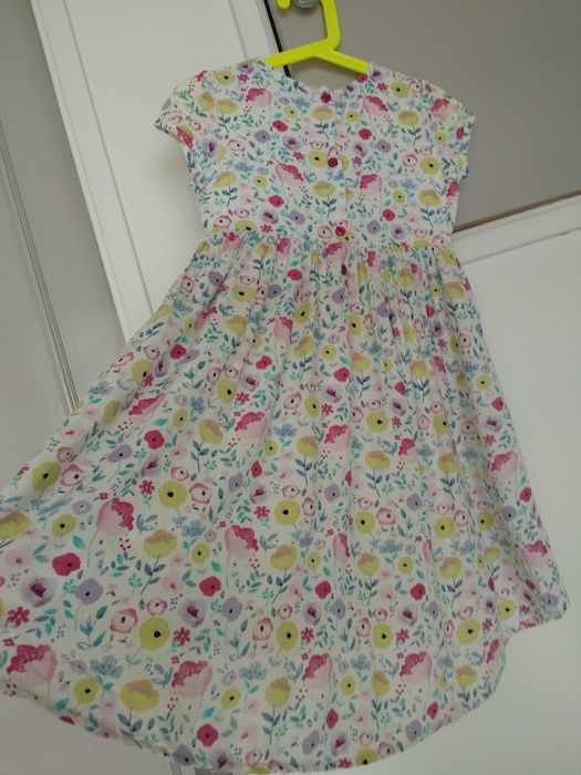 Vestido fluido estampado, para menina, marca Sugar Pink, 6-7 anos