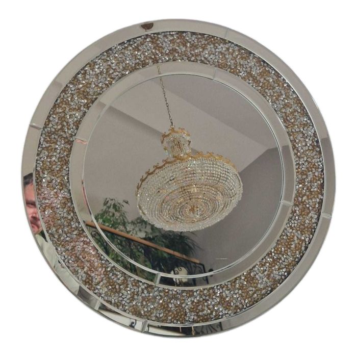 Lustra glamour okrągłe kryształowe 60 cm