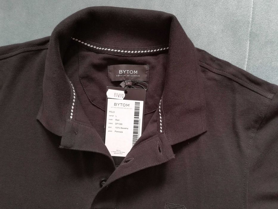 Koszulka nowa polo Bytom, koszula, rozmiar L, czarna
