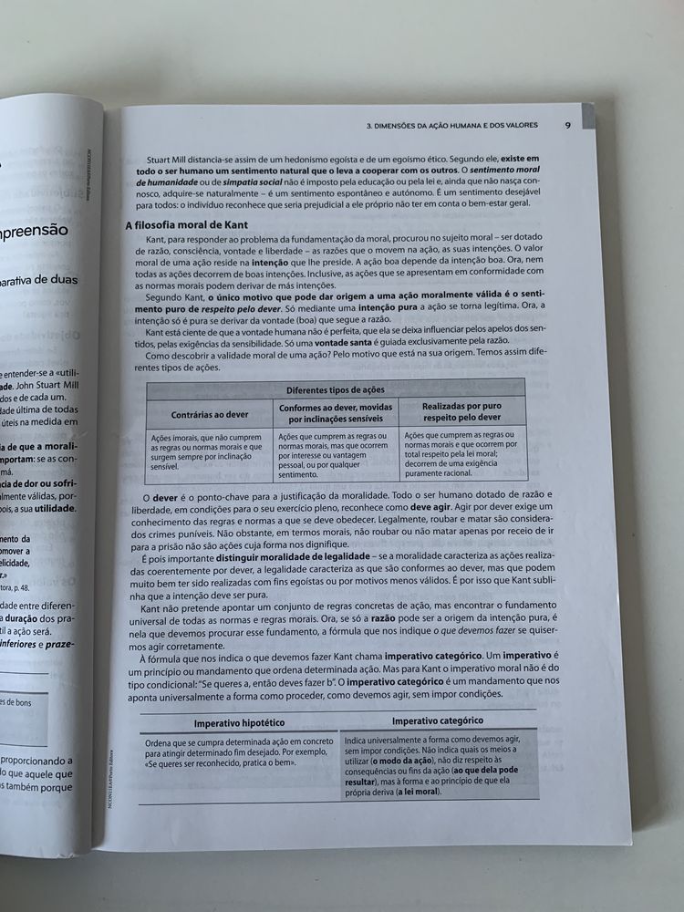 Novos Contextos Filosofia 11°ano Caderno de Atividades