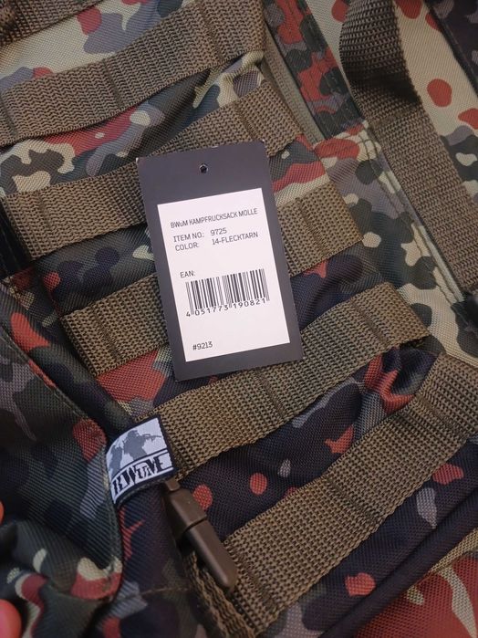 Оригинальный рюкзак BWuM Kampfrucksack MOLLE 65 L Flecktarn (Германия)