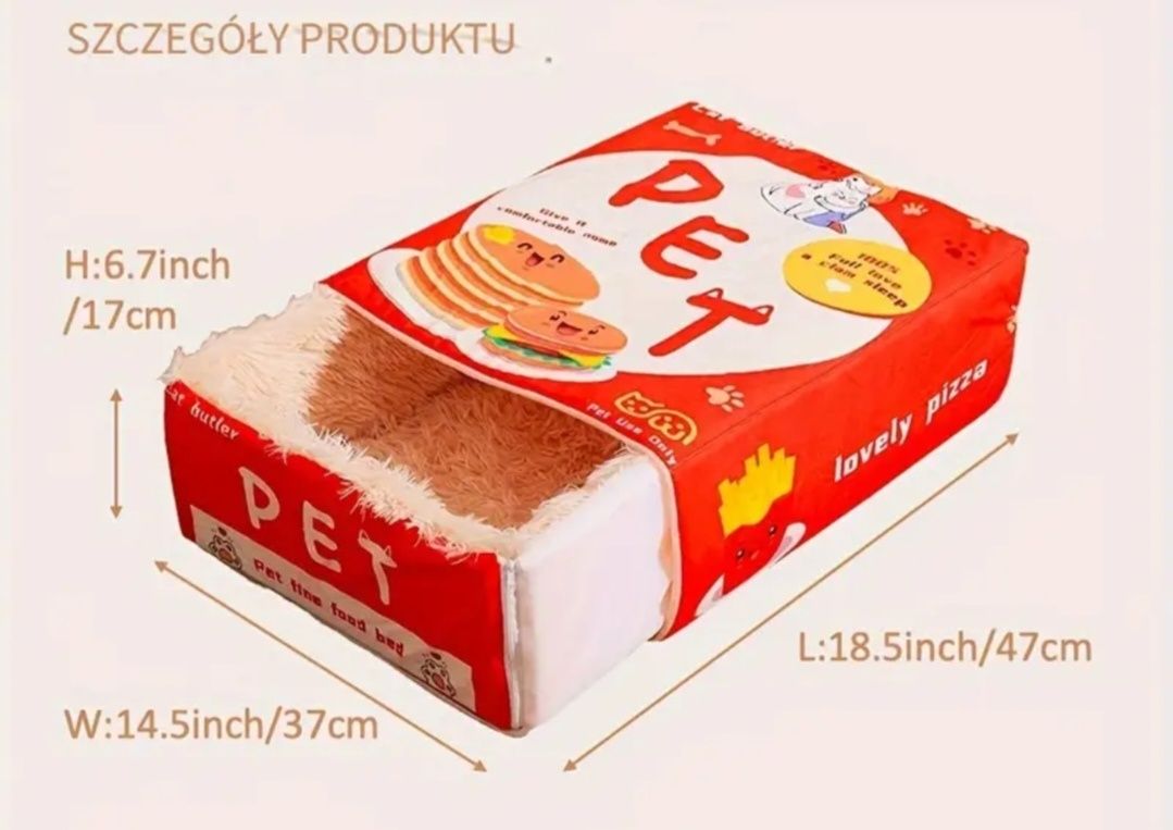 Legowisko, domek, posłanie dla kota, pudełko