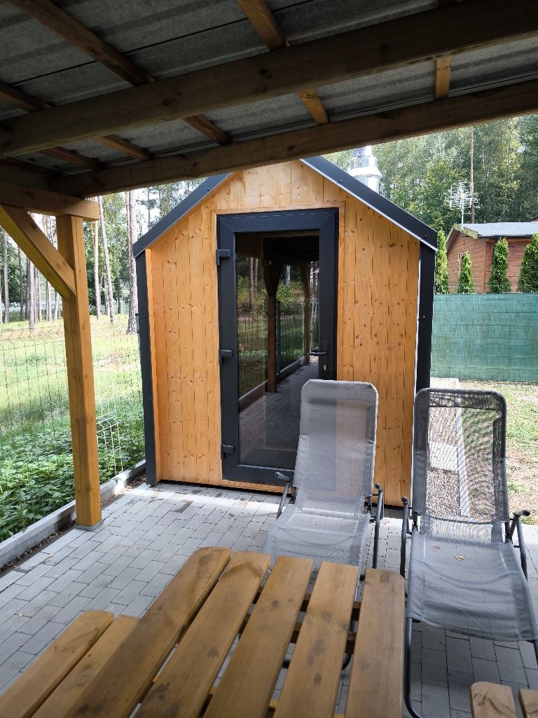 Dom na weekend, domki letniskowe nad jeziorem, sauna i jacuzzi