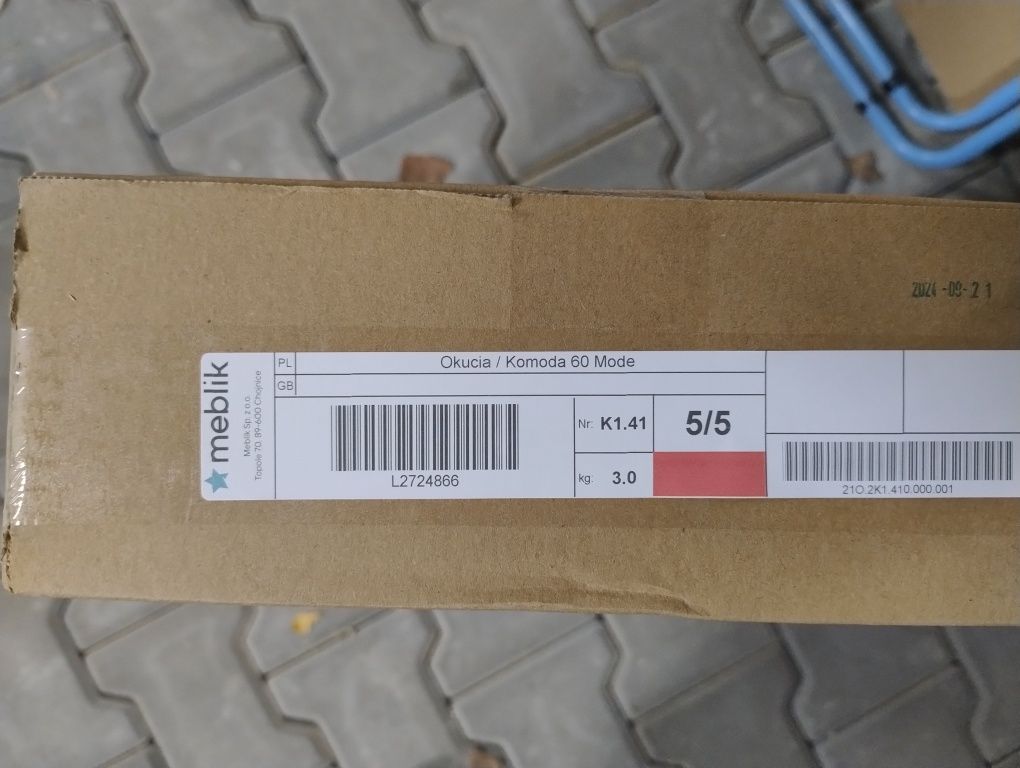 Komoda meblik 60 mode dark Grey nowa do złożenia