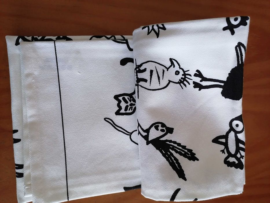 Panos de cozinha conjunto de 3 animais