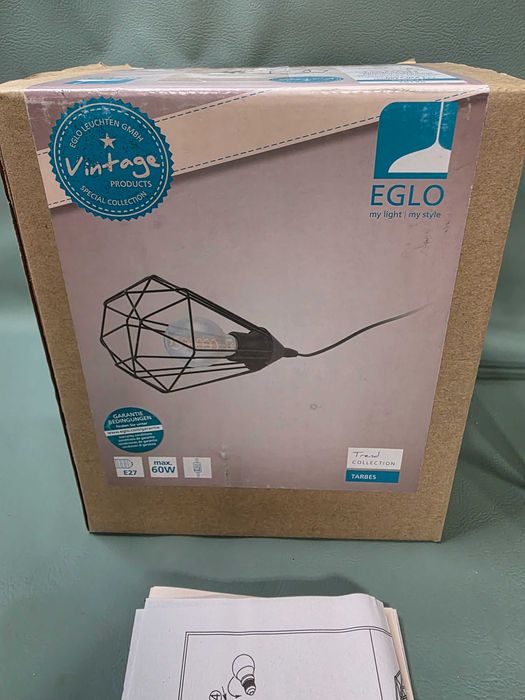 Lampa stołowa podłogowa stylowa loft vintage Eglo Tarbes