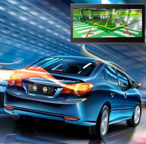 Номерная рамка с камерой заднего вида, камера заднего вида в авто