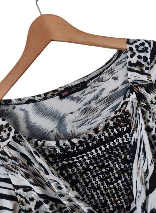 Vintage top wiązany na karku L