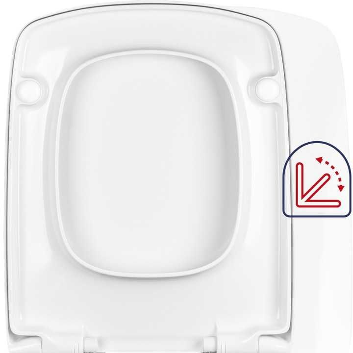 Deska sedesowa wc do Koło Nova Pro / Geberit Selnova Square w/o