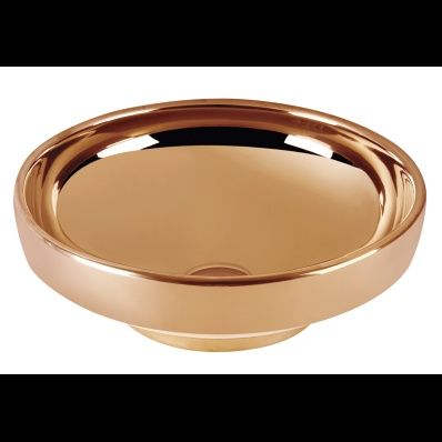 Umywalka okrągła Vitra Water Jewels miedź 40cm