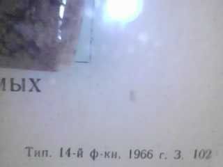 Наочний посібник  радянських часів "Бавовна". Наглядное пособие 1966г