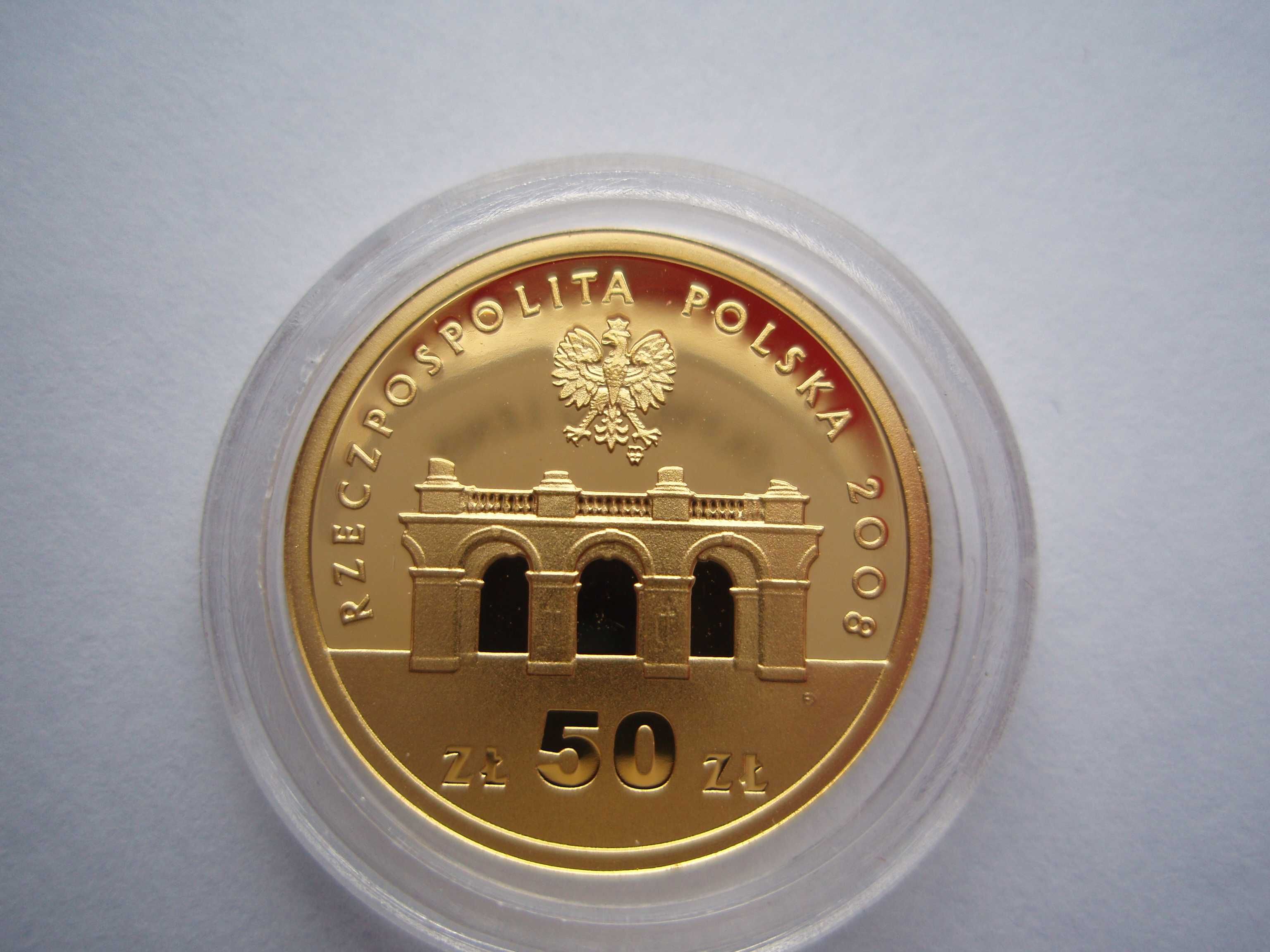 50 złotych 2008 90-ta rocznica odzyskania niepodległości Au
