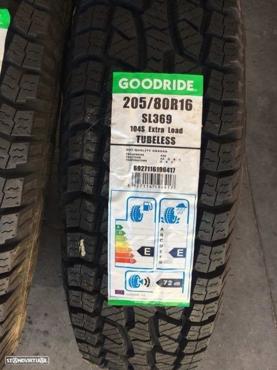 2 pneus novos goodride 205-80r16 - entrega grátis