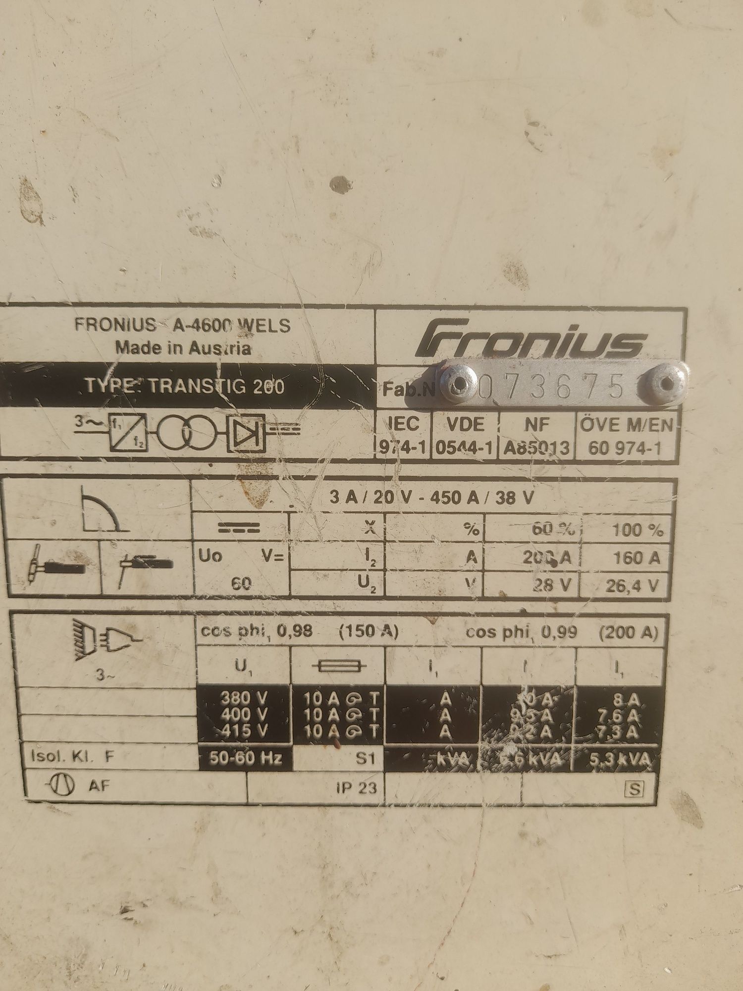Spawarka fronius Trantig
