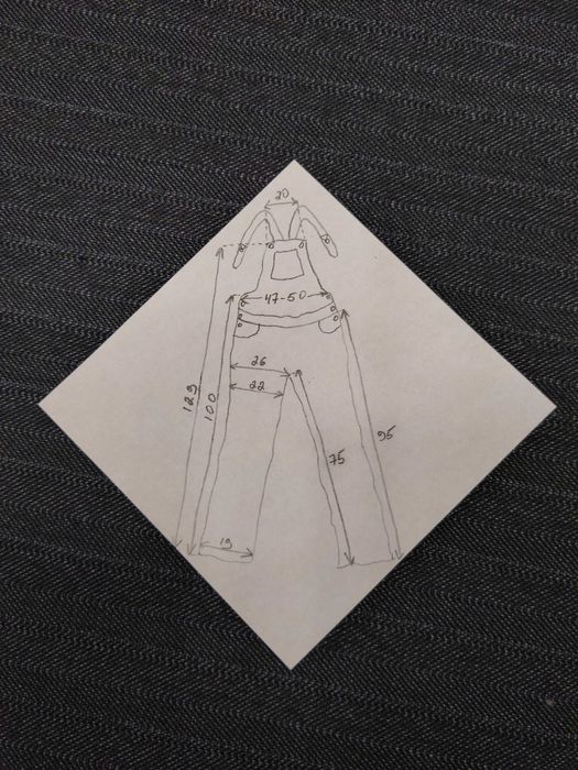 Джинсовый стрейчевый комбинезон для беременных Gaiamaom Турция