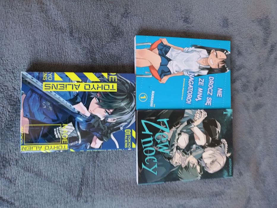 Różne mangi np. zew nocy . Tokyo aliens i nagatoro