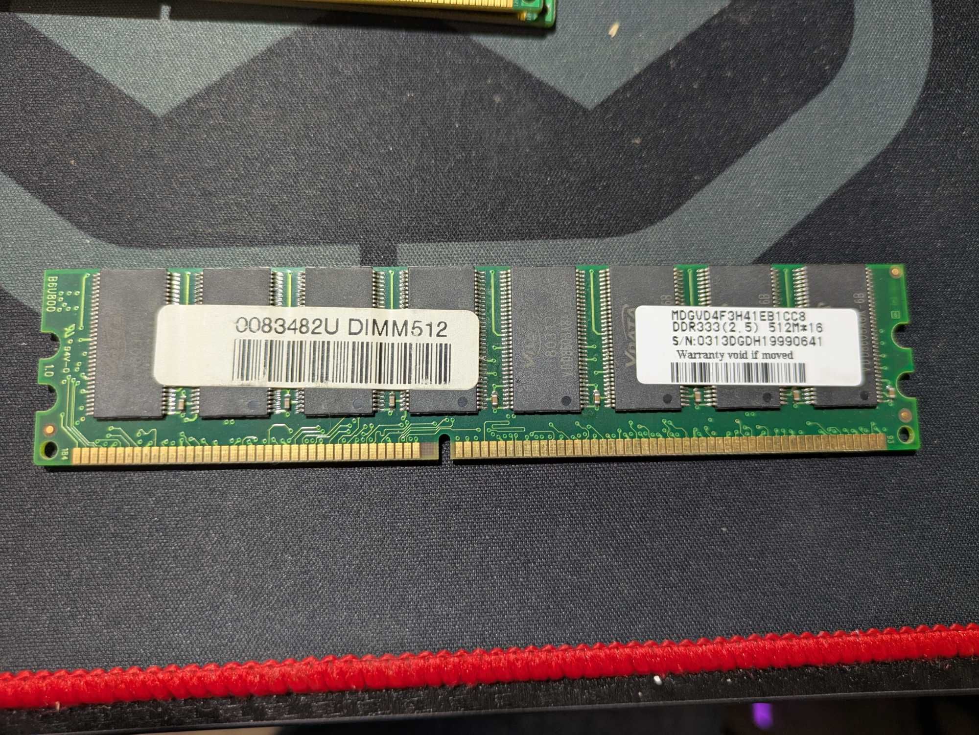 memória RAM 512MB DDR