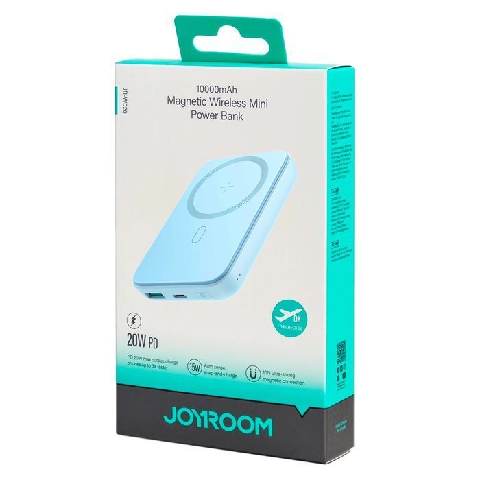 Powerbank Joyroom JR-W020 20W 10000mAh MagSafe + USB-C 0,25m