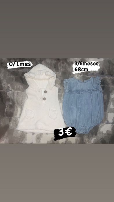 Roupas bebe menina 0/1 3/6 meses