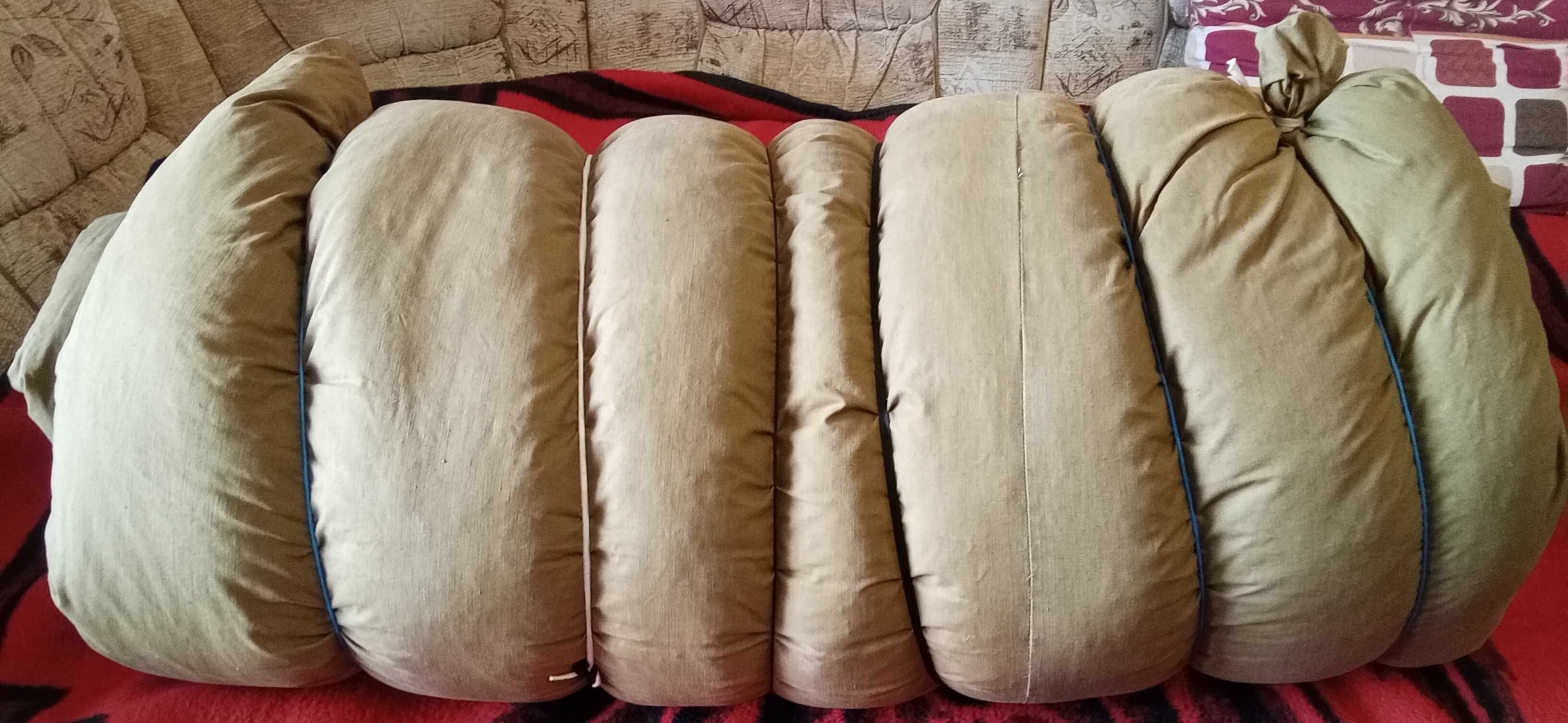 Спальна Мяка Перина (Гусячий Пух) матрас колір хакі радянське совецкое