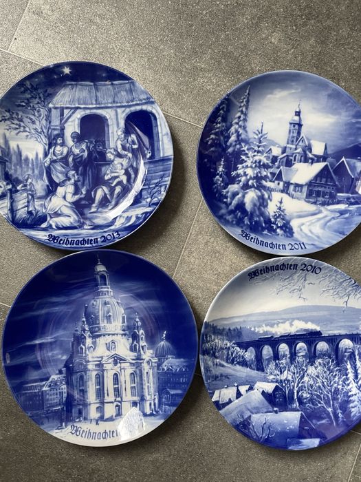 Talerze kolekcjonerskie x4  19/28