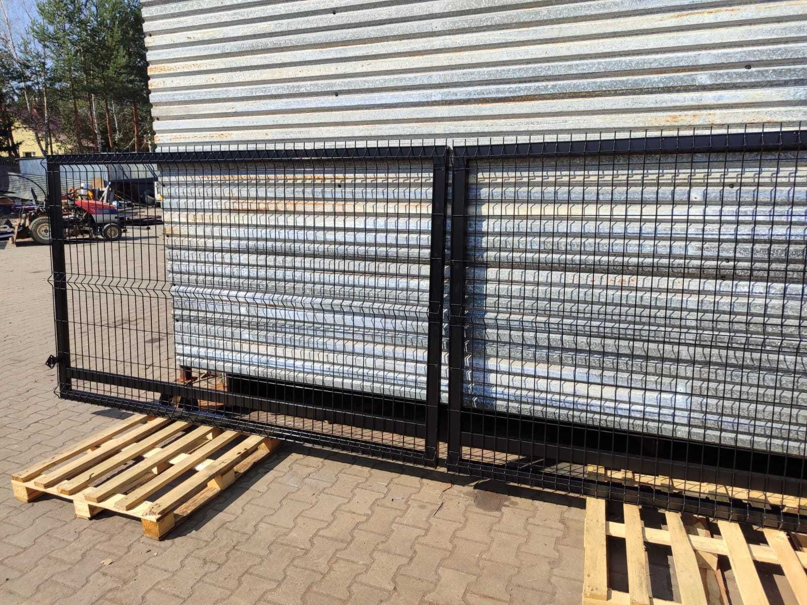Brama dwuskrzydłowa panelowa 5/1,5m. Drut fi 5mm. Transport. Producent