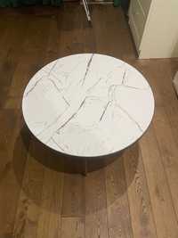 Stolik kawowy Ala marmur średnica 80 cm