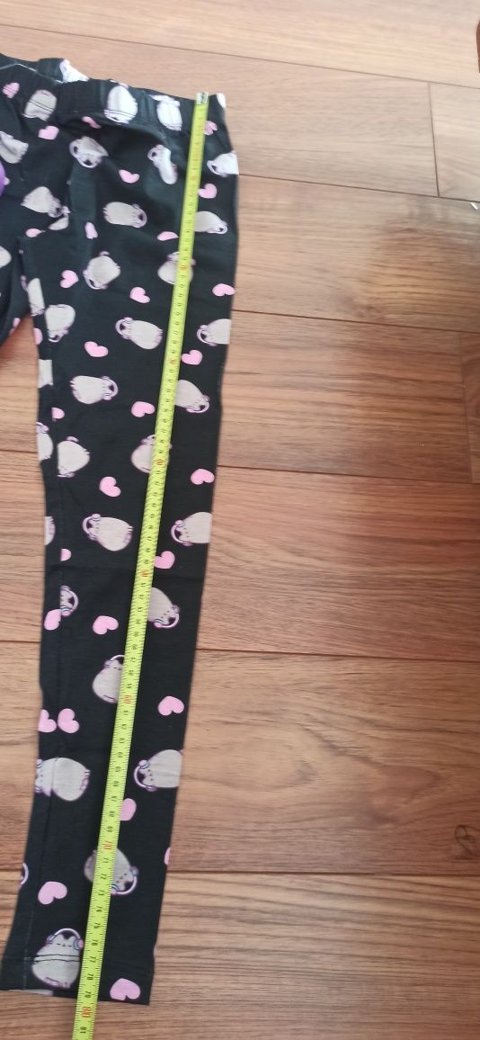 Nowe 2 pary legginsów 146/152 pusheen