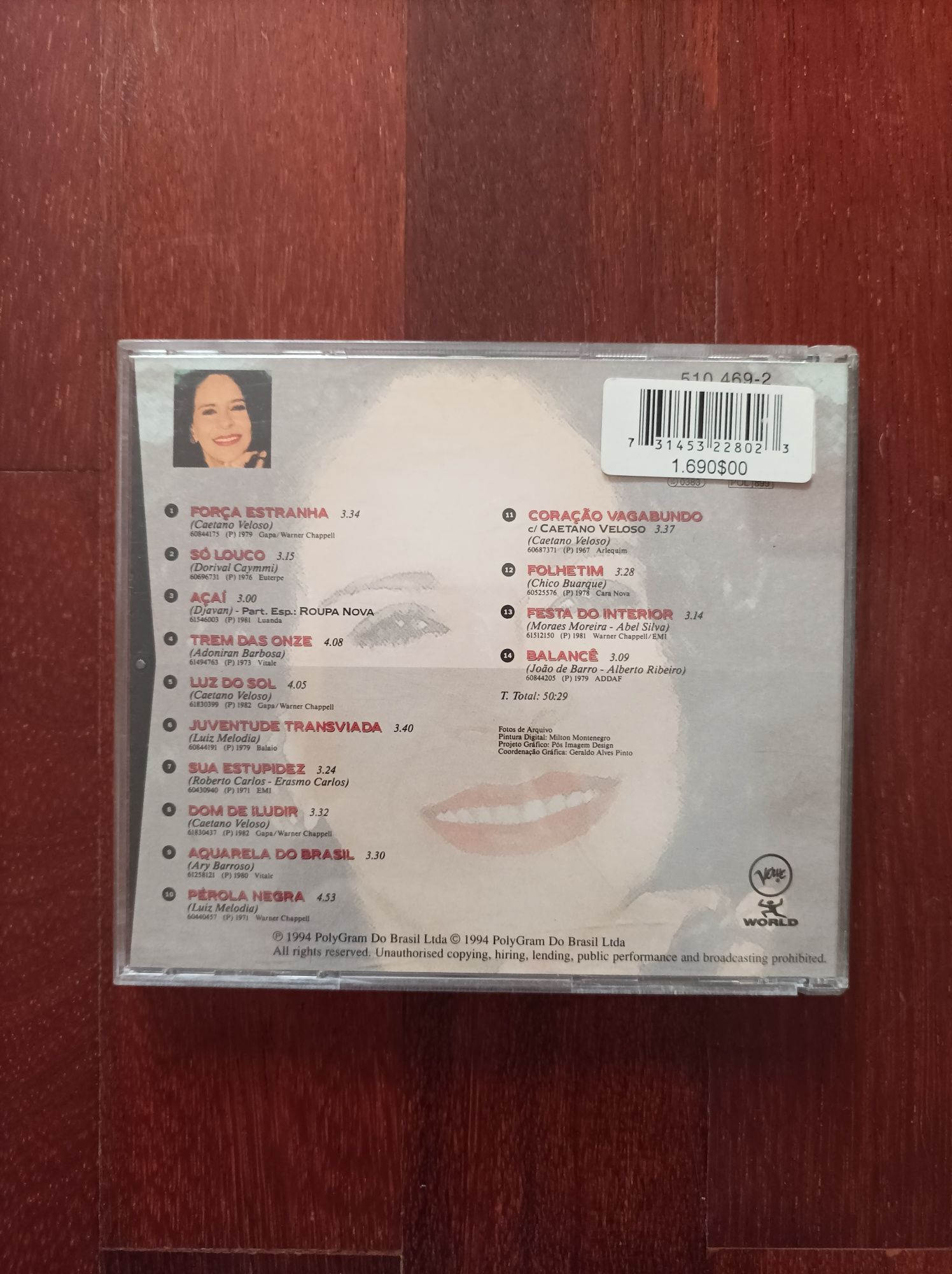 CD Minha História de Gal Costa