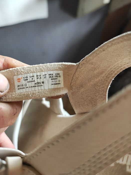Sandały skórzane Timberland. Rozmiar 41.5