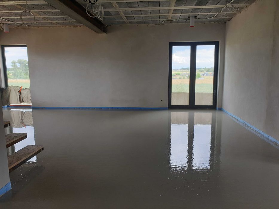 Posadzki maszynowe, betonowe, wylewki miksokret, pianobeton.