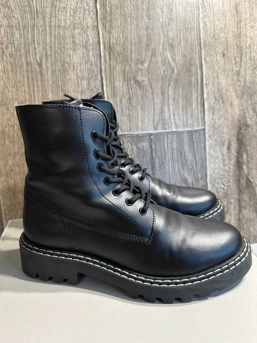 Buty damskie czarne botki kozaki Tamaris 38