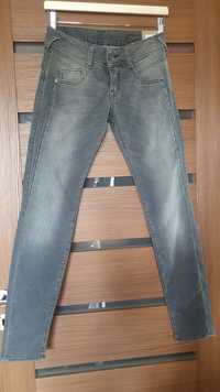 Spodnie jeans damskie szare rozm. W26 L32