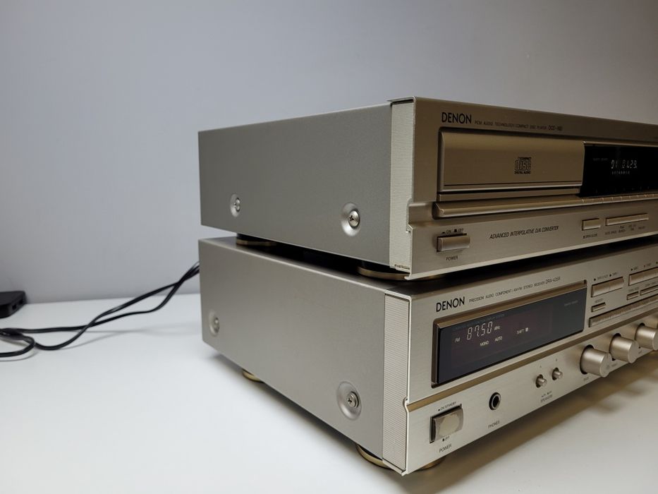 Zestaw Denon Srebrny - Amplituner DRA-435R, Odtwarzacz CD DCD-680 HIFI
