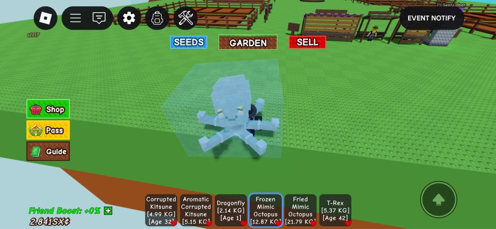 Продаж пети grow a garden