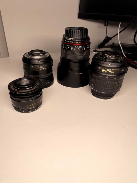 Nikon D3200 + 4 obiektywy – kompletny zestaw fotograficzny