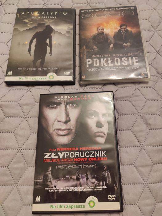 Filmy DVD komplet Apocalypto, Pokłosie, Zły porucznik