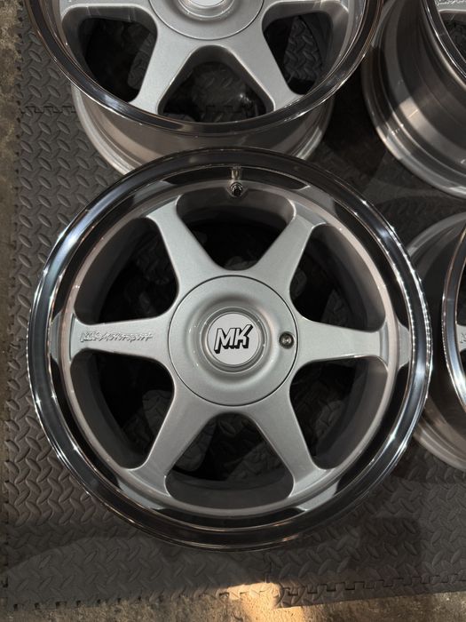 Alufelgi MK Motorsport 4x100 7,5j 16" po renowacji wysylka E30 Golf vw