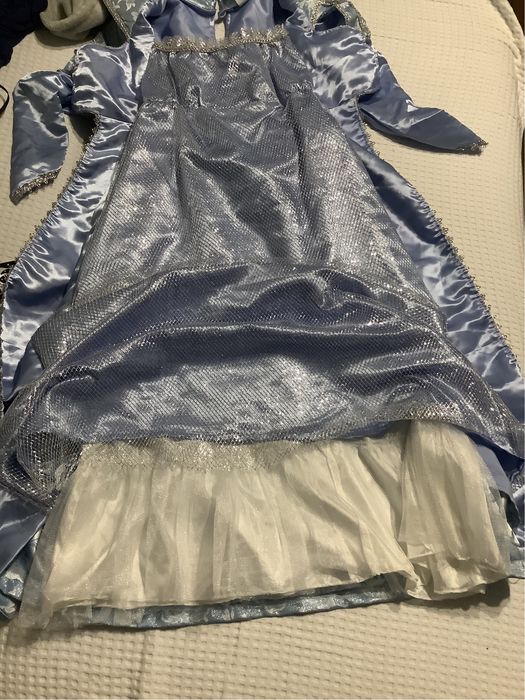 Sukienka niebieska błękitna Elsa kostium Elsy Kraina Lodu Elsa