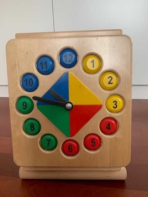 Edukacyjny zegar dla dzieci, 6 +