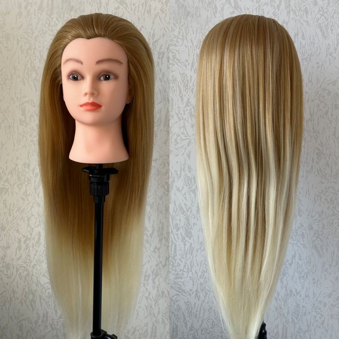ТЕРМО манекен голова для причесок болванка для парикмахеров маникен